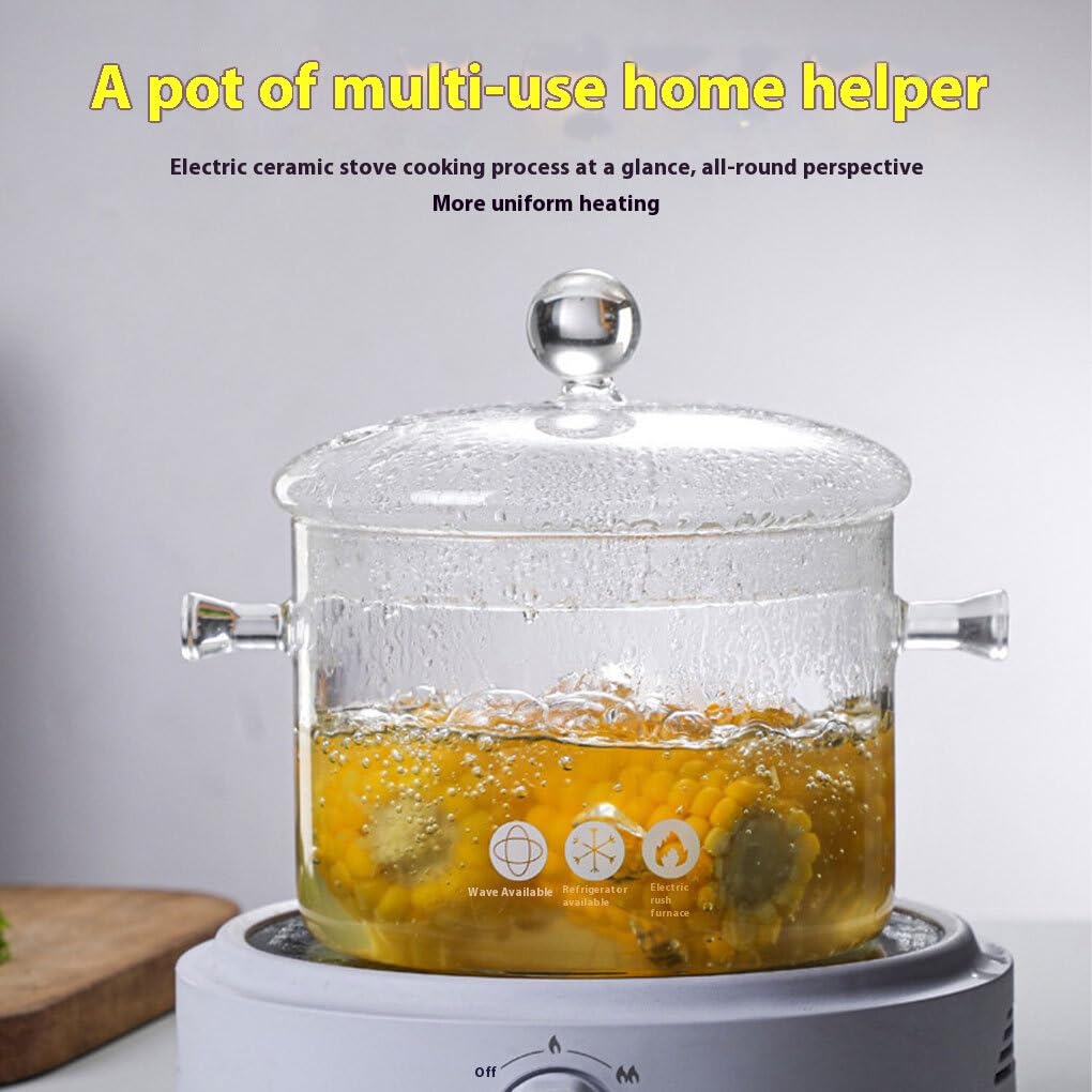 Glazen Potten Voor Koken Op Het Fornuis, 1,6L Heldere Sudderpot Potpourri Glazen Steelpan Met Deksel Kookgerei Voor Op Het Fornuis~p204611693 Glazen Potten Voor Koken Op Het Fornuis, 1,6L Heldere Sudderpot Potpourri Glazen Steelpan Met Deksel Kookgerei Voor Op Het Fornuis~p204611693