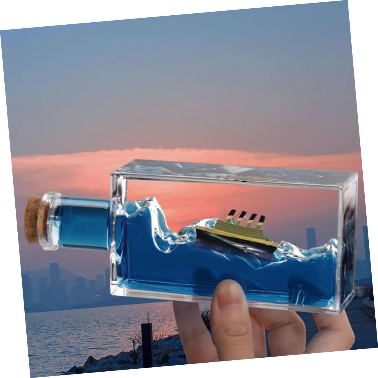 Amazon.co.jp: Lurrose タイタニック号ボトル入りメッセージ 3d