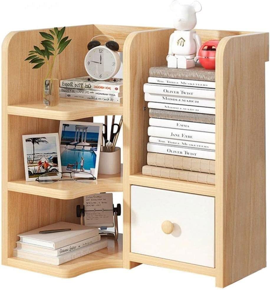 防塵多机能収納棚を簡易多机能組み立て Amazon.co.jp: デスク上収納ラック 木製 卓上収納ラック おしゃれ 机上