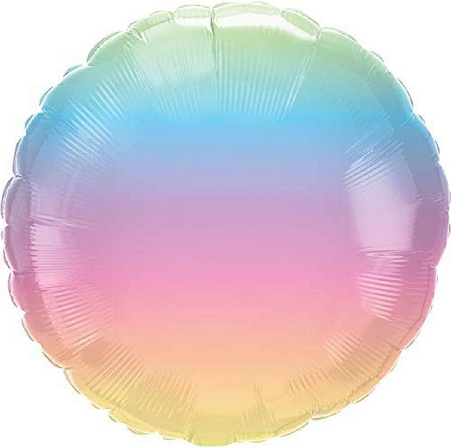 Qualatex 18" Pastel Ombre Foil Balloon, Multicolor