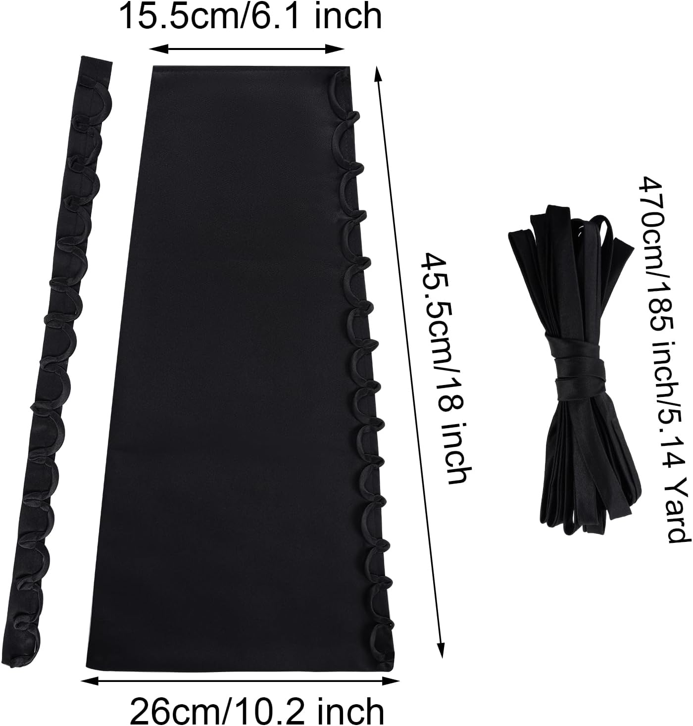 SUMERSHA Wedding Dress Zipper Replacement Adjustable Satin Corset Back Kit Lace up for Prom Dress Gown Corset Replacement - Image 2