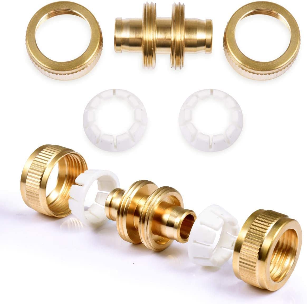 Connettore Di Riparazione Per Tubo In Ottone  4 Pezzi , Raccordo A Innesto Rapido Raccordo Di Riparazione Da 13 Mm 1 2 Per Un Collegamento Facile 97473137
