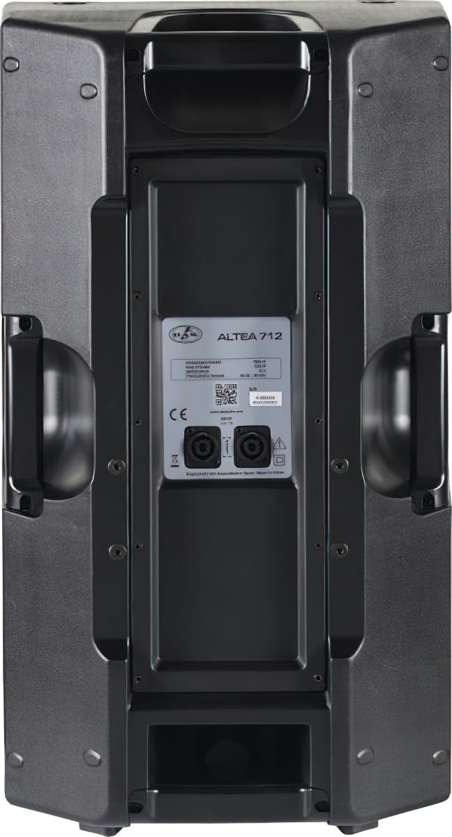 DAS Audio 10404890 Model ALTEA-712 Passive PA 2-Way System, Black; 2000W Peak Power Handling; 12