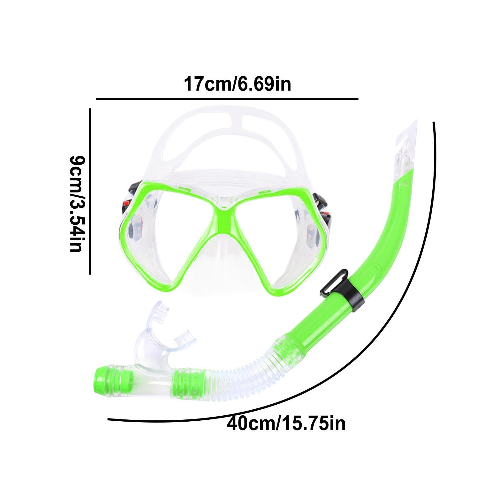 Schnorchelbrille Ergonomischer Panoramablick Auslaufsicher