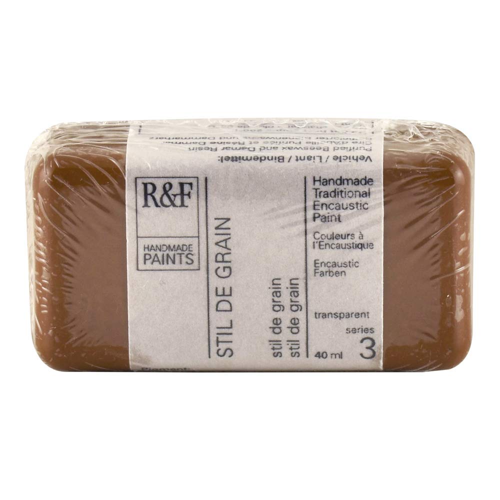 R&FEncaustic 40ml Cake, Stil de Grain