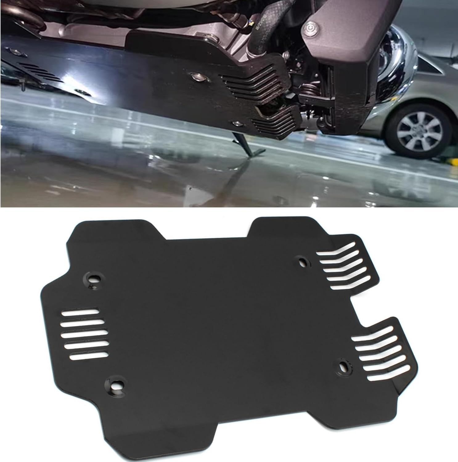 Motorcycle Engine Guard Skid Plate Protector Cover for BMW R18 2020-2023