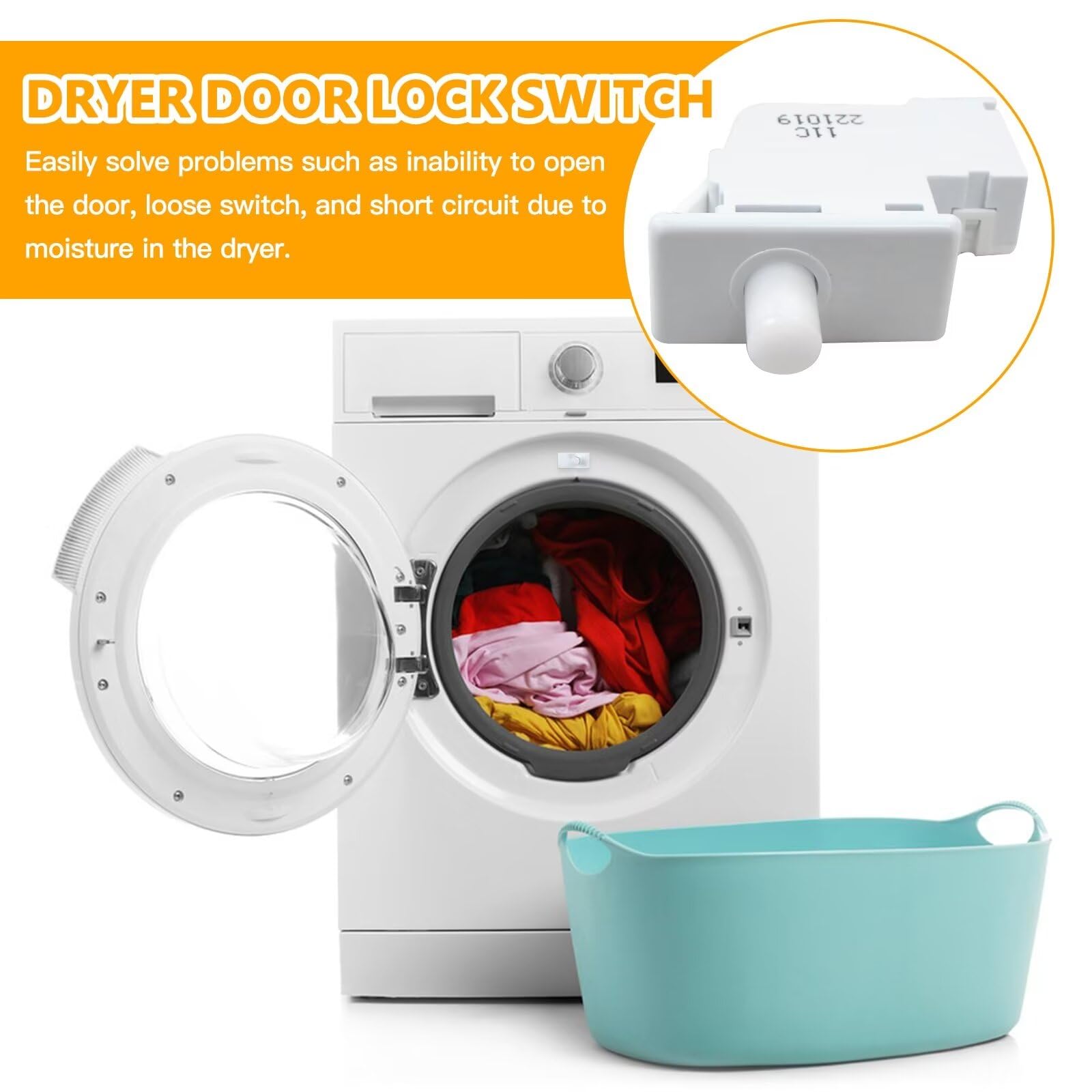 Amazon.com: Upgraded DC64-00828B Dryer Door Switch for Sam-sung
