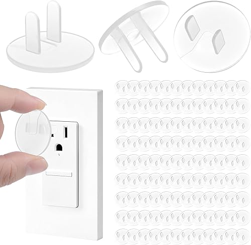 Juego de 200 tapas de enchufes a prueba de granel, para enchufes eléctricos, enchufe fácil de instalar, resistente, seguro, kit de prueba para