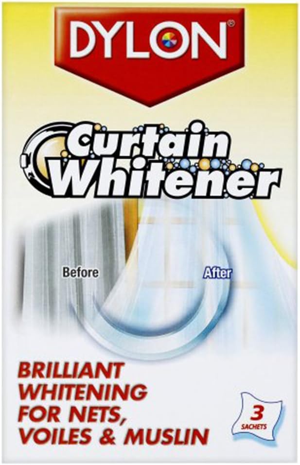 Dylon Renovator Curtains Whitens, Revives & Freshens White Curtains (3 Pack)