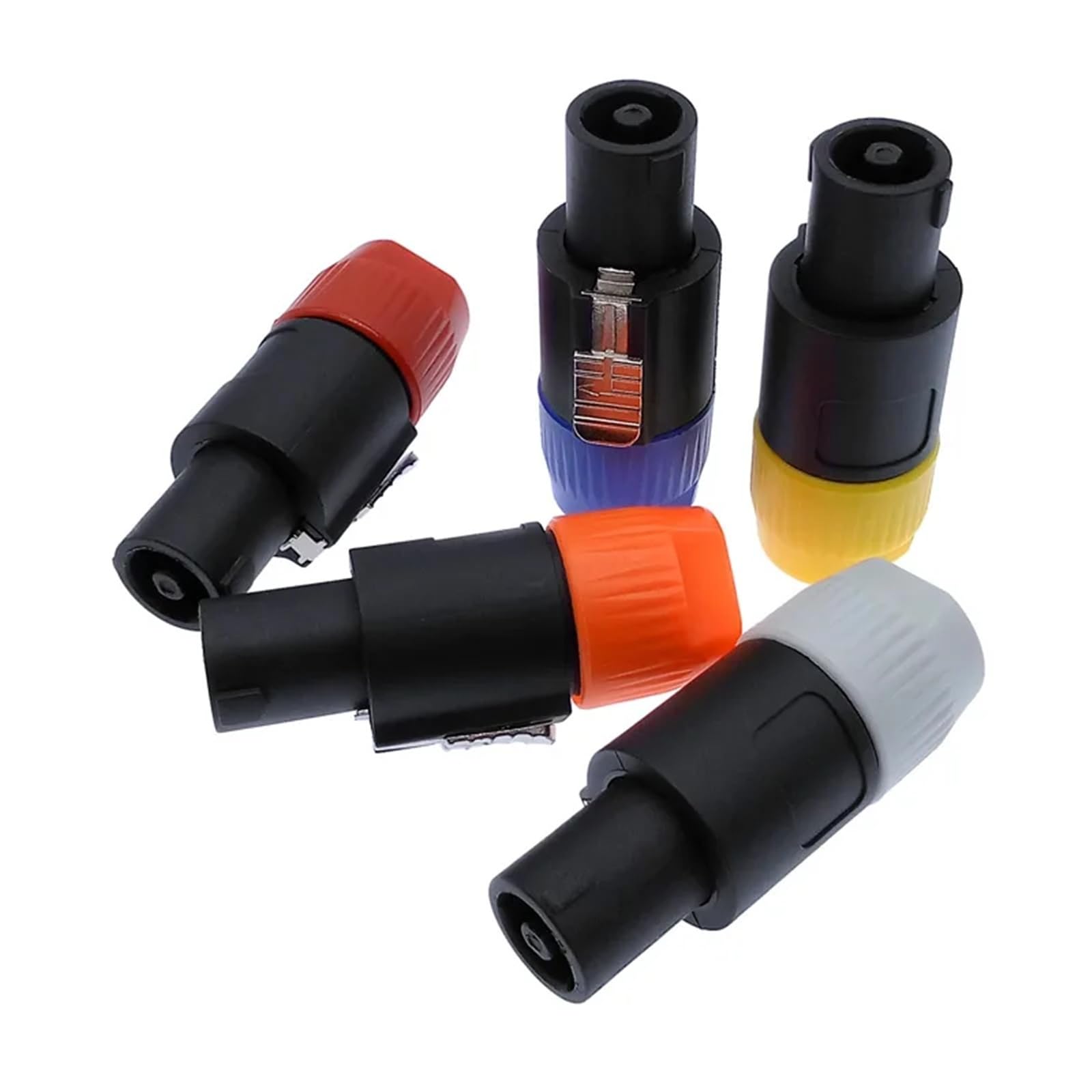 Złącze Speakon 4-biegunowy męski głośnik audio pin LED 1 szt. (1)