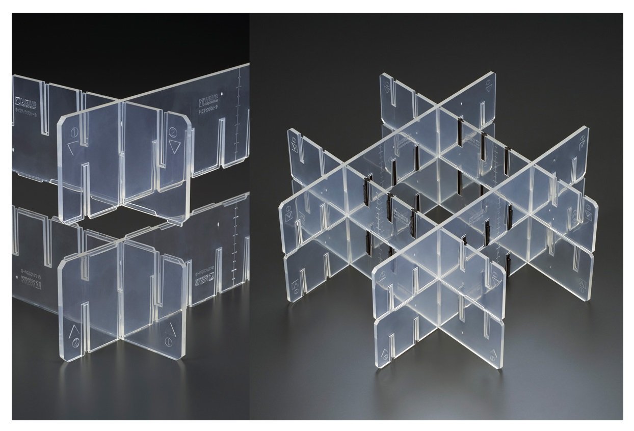 キャスティングウォール シリコンゴム型用 ウェーブ キャスティングウォール (シリコーンゴム型製作用型枠