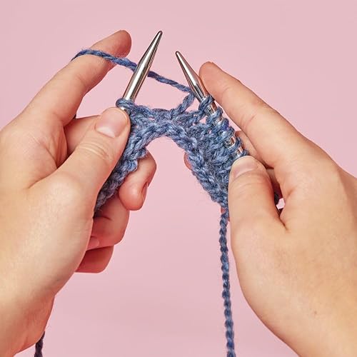 Miniatura 10 de Addi Aguja de tejer punta de encaje circular acabado latón Skacel 40 pulgadas (100 centímetros) tamaño US 0 (2.0 milímetros)