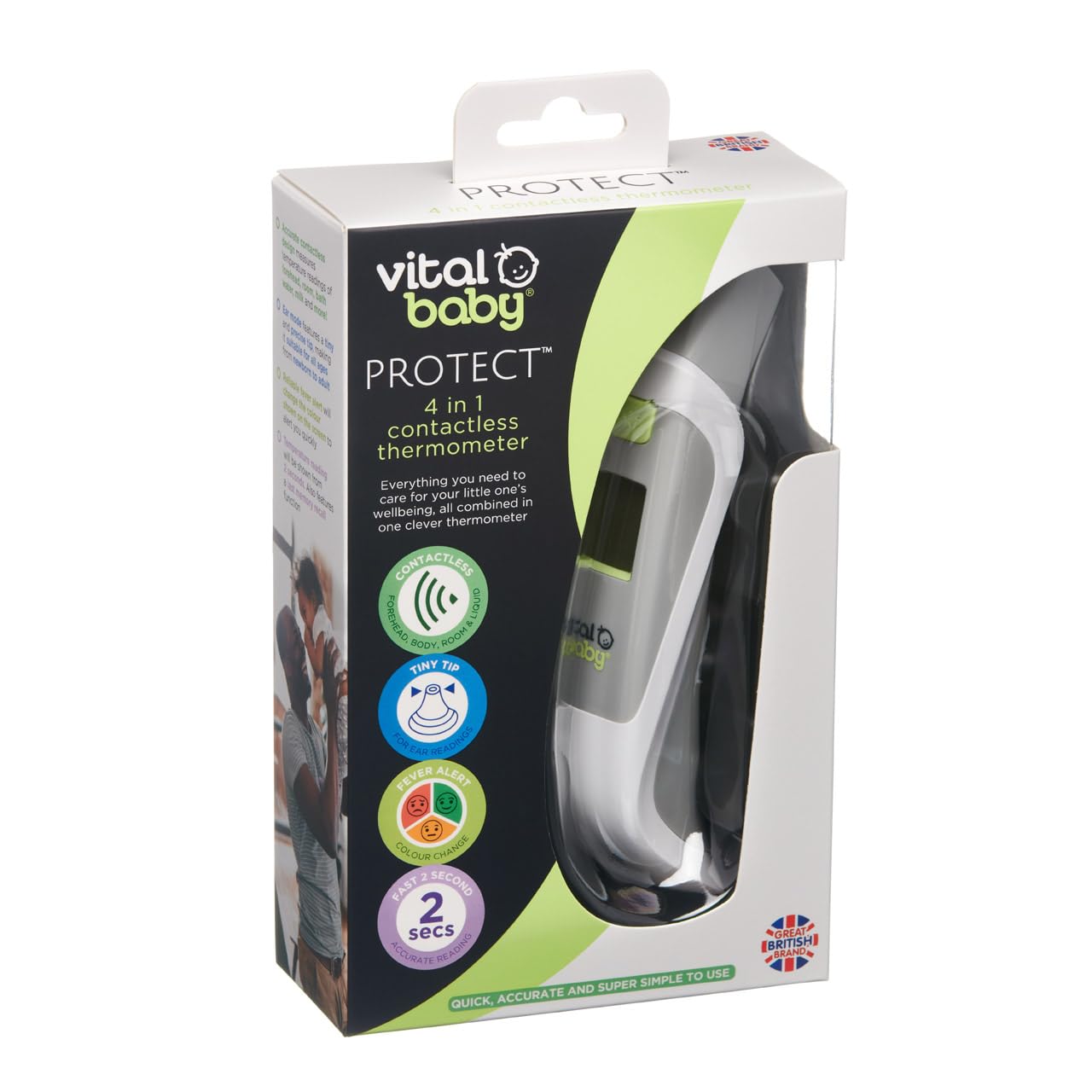 Vital Baby Protect 4-in-1 Contactless Thermometer