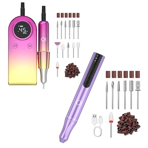 Miniatura 1 de OHZOIRIC Taladro de uñas eléctrico profesional para uso doméstico y salón