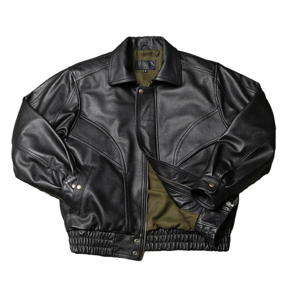 ジャケット・アウター cowhide leather vintage jacket BLK L s-l400.jpg