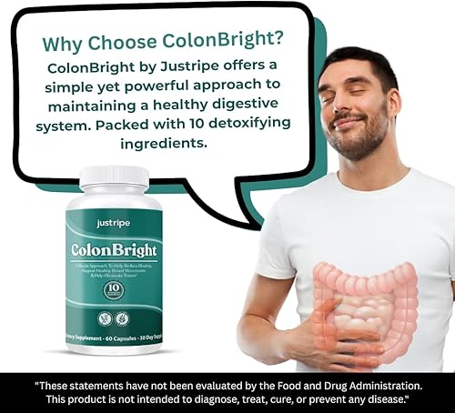 Miniatura 5 de ColonBright - Limpiador de colon en polvo de cáscara de psyllium - Limpieza de colon para aliviar el estreñimiento, alivio de la hinchazón y salud