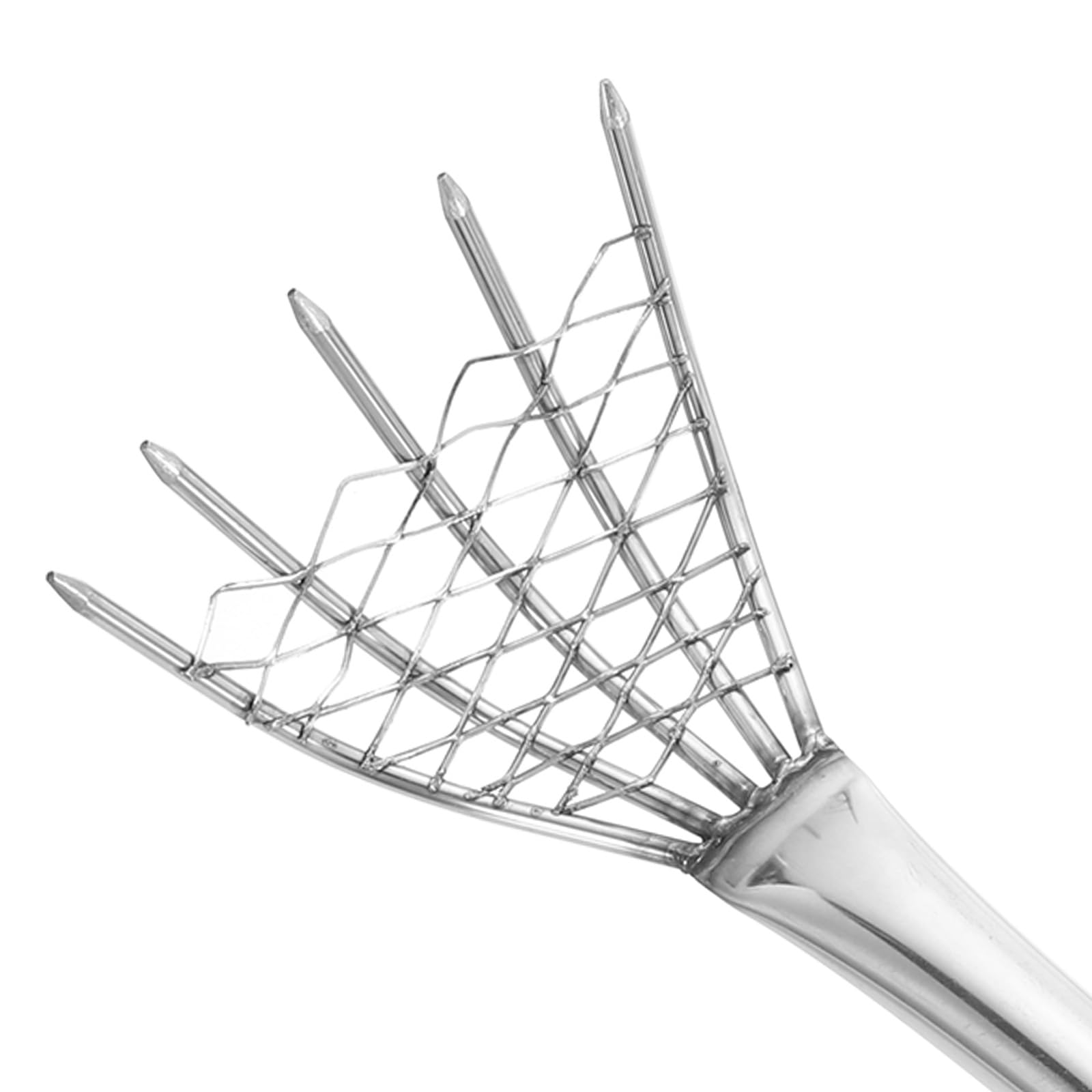 QUARKZMAN Rastrillo De Almejas 19.68" Pequeño Rastrillo para Almejas Cavador De Suelo con Mango Ergonómico para Excavación De Mariscos Jardinería Cultivo Patio