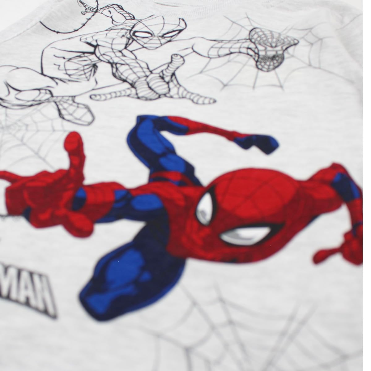 Disney Pyjama Coton Garcon Spiderman Pijama de algodón para niño Spiderman Unisex niños (Pack de 2)