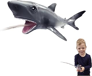 Bath Squirts - Shark from Deluxebase. Animal Squirts Bath Toy for Kids. Ideal for water play
