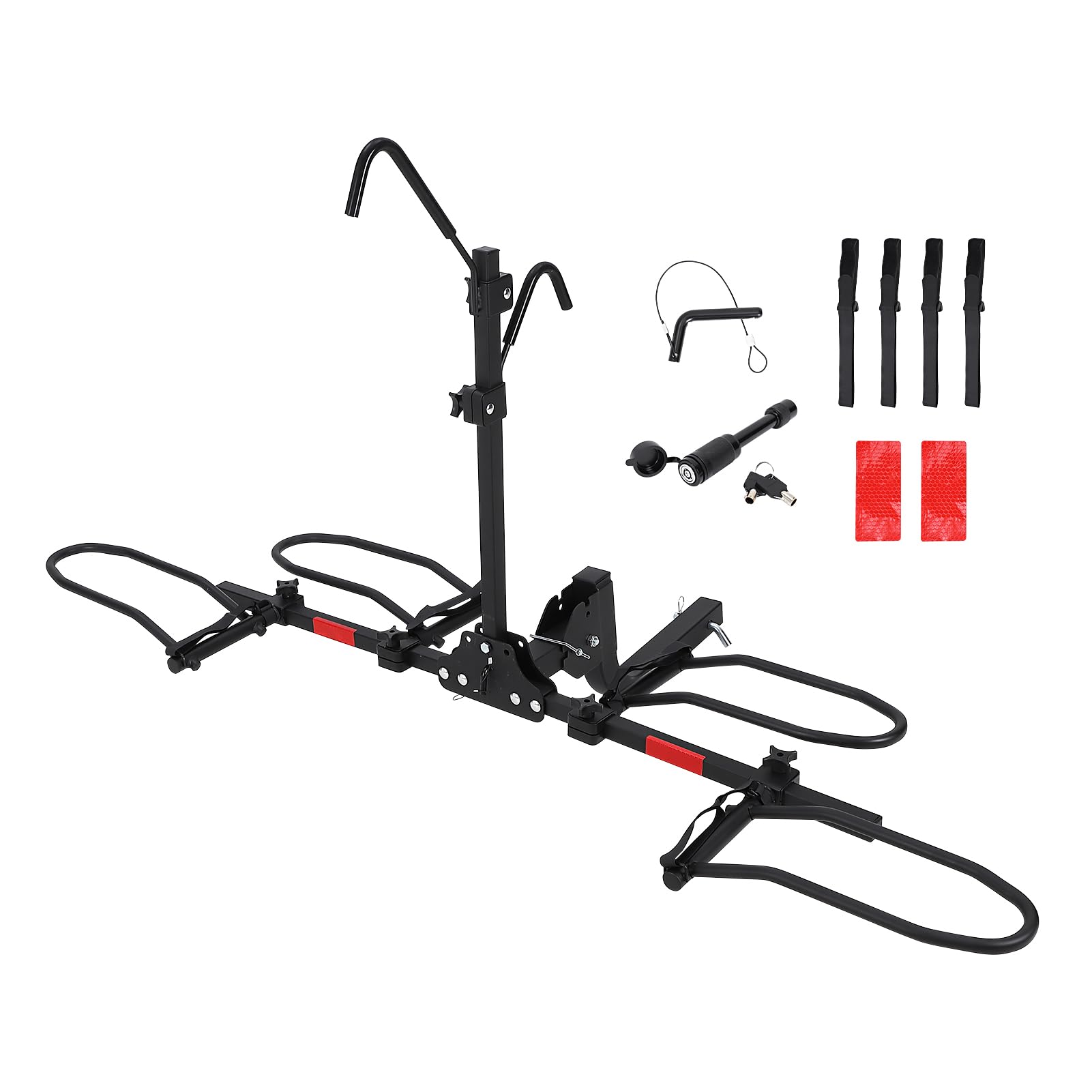 – Garvee Hitch Bike Rack, Heavy-Duty 2-Bike Platform Hitch Rack, 81kg Capacity for Standard, Fat Tire & Electric Bikes, Fits 2-Inch Receiver with Anti-Wobble Design for SUVs, Trucks & RVs