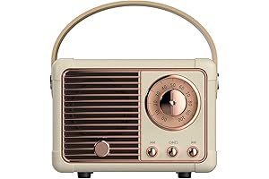 Dosmix Retro Bluetooth Speaker, Amplify Your Office Space with Timeless Style and Sound