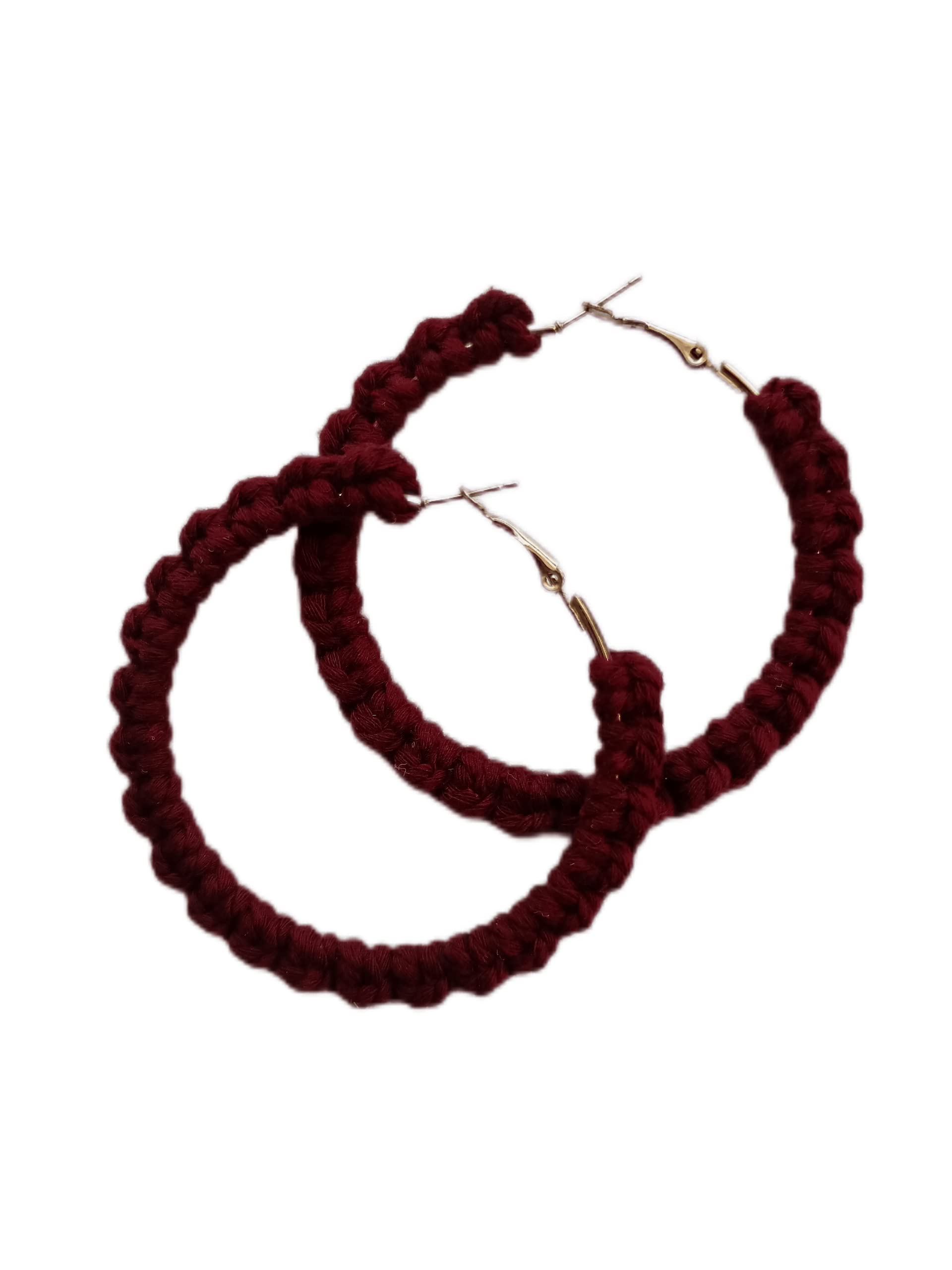 Tana Bana Art Handmade Macrame Round Earring Hoops for Women and Girls macrame earrings for women-Outer Diameter 7cm(Mahroon) (B0BPYDMYKB) Amazon Price History, Amazon Price Tracker