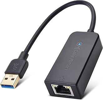 Plug & Play USB to Ethernet Adapter with PXE, MAC Address Clone Support (USB3.0 to Gigabit Network, Ethernet to USB Adapter for Laptop) Supporting 10/100/1000Mbps