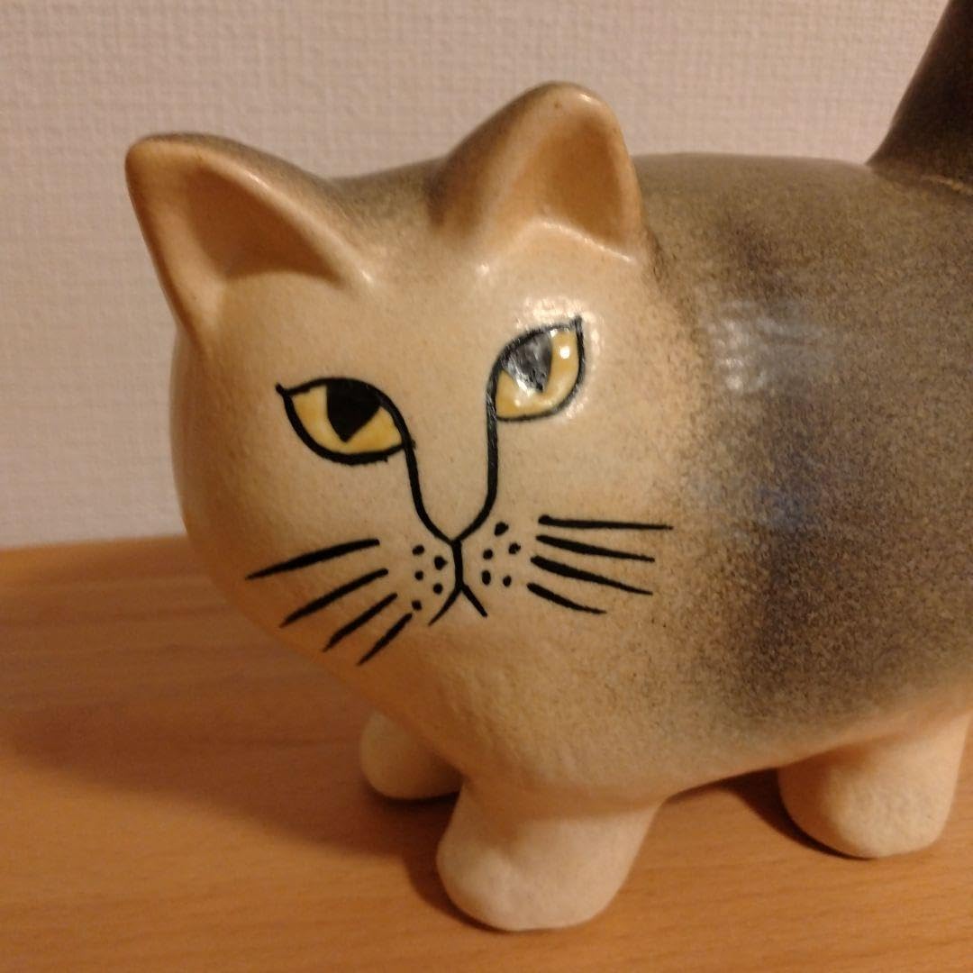 リサラーソン 猫の陶器置物 Lisa Larson LarsonCat リサラーソン キャットマンズ ミディアム