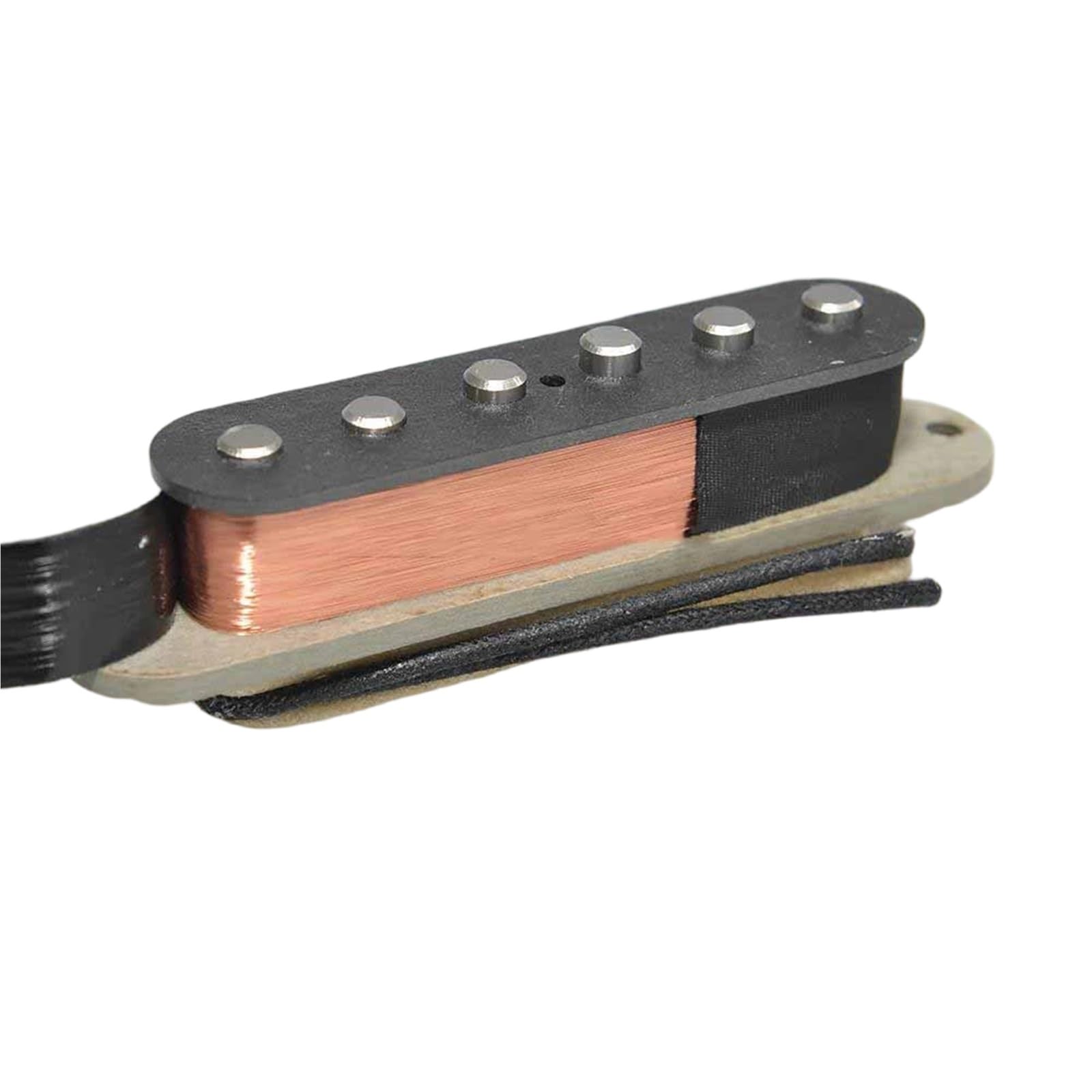 Pickup Per Chitarra Elettrica Pickup Vintage Pickup Per Chitarra Alnico 5 | Accessori per chitarra con pickup con piastra inferiore grigia carica a mano(Vintage White)