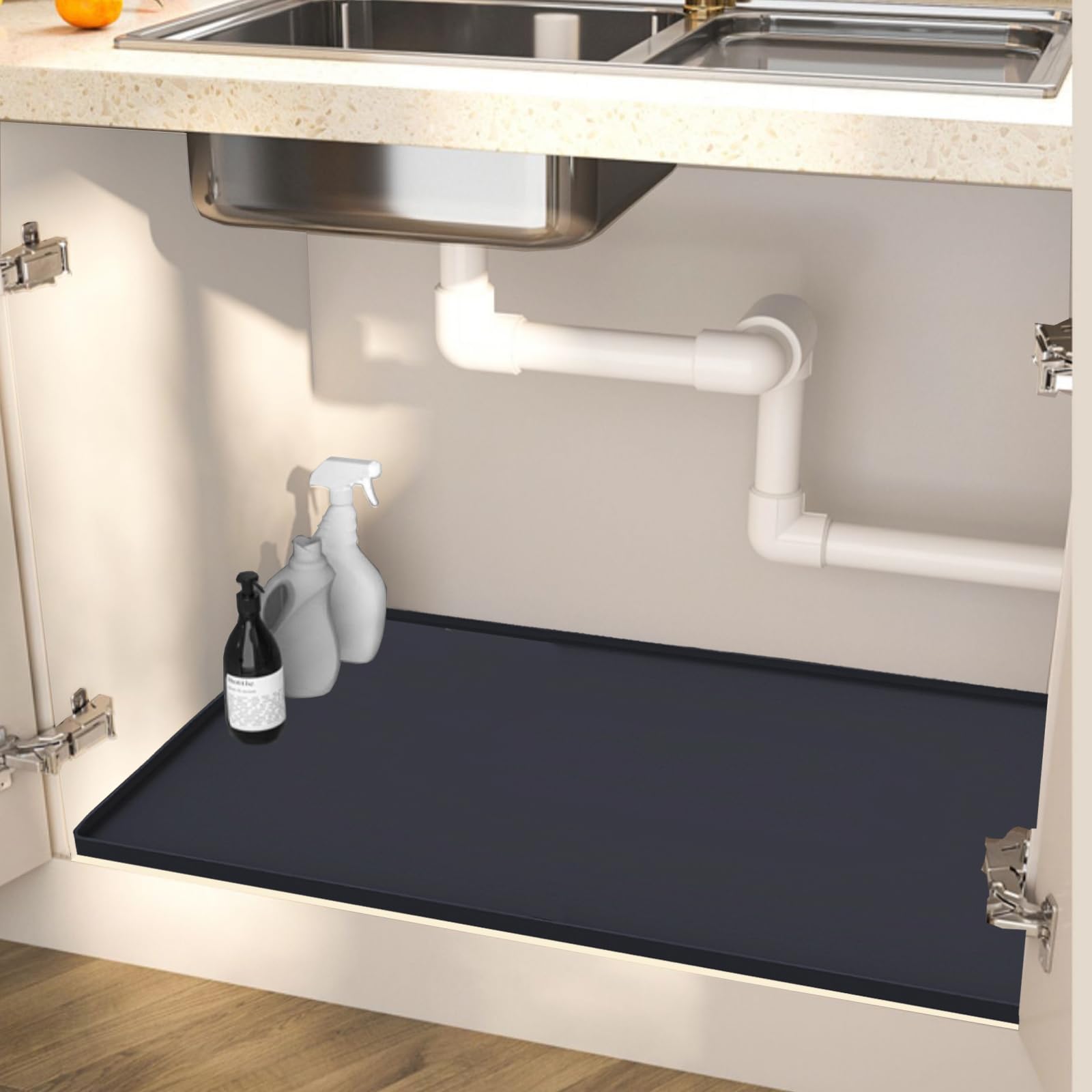 Tappetino Sottolavello Impermeabile - Gomma Antiscivolo, Lavabile, Tagliabile Su Misura - Foto 7