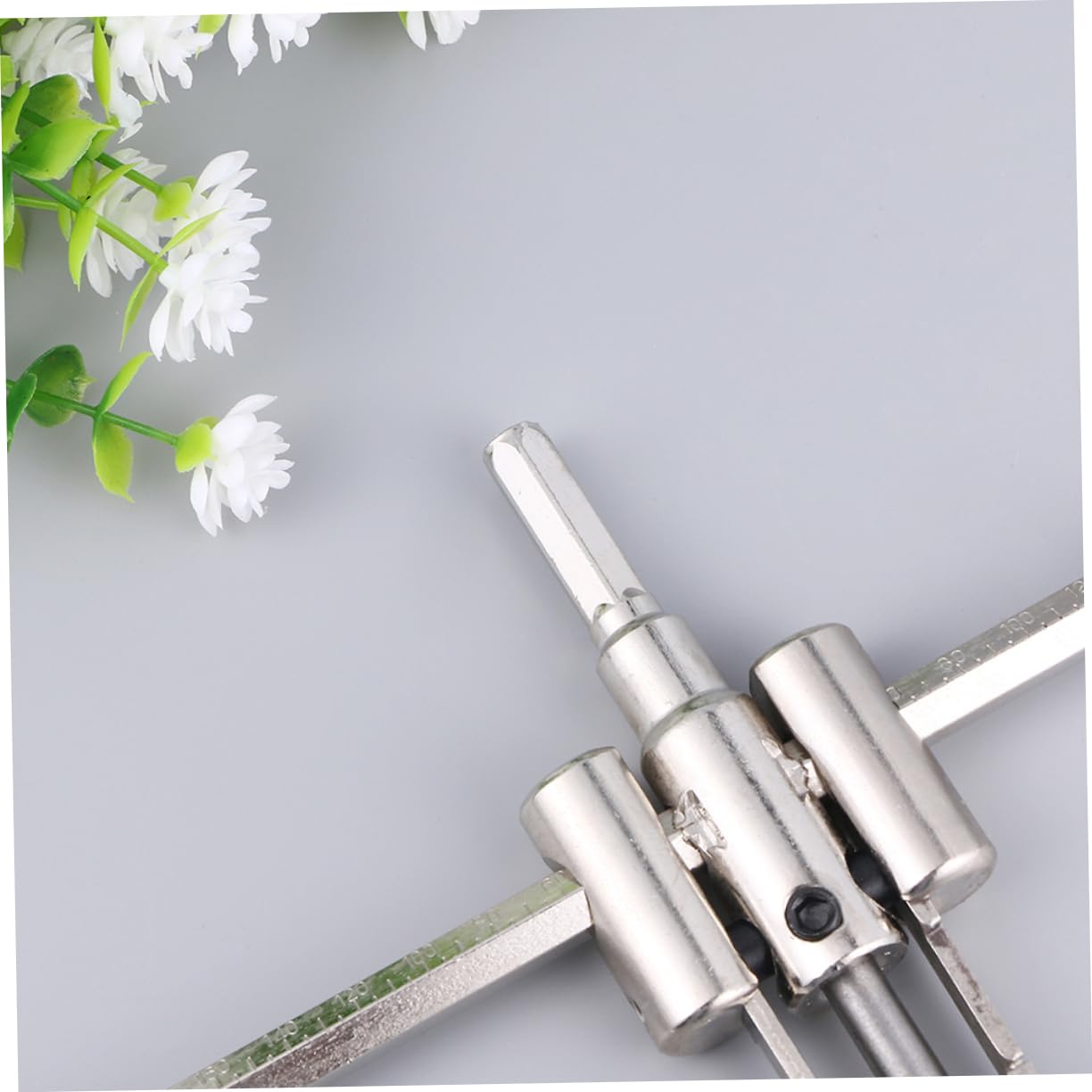 jojofuny Adjustable Aircraft Type Cutter Hole Drill Bit Woodworking Cordless Tools and Smooth Finish for Projects and
