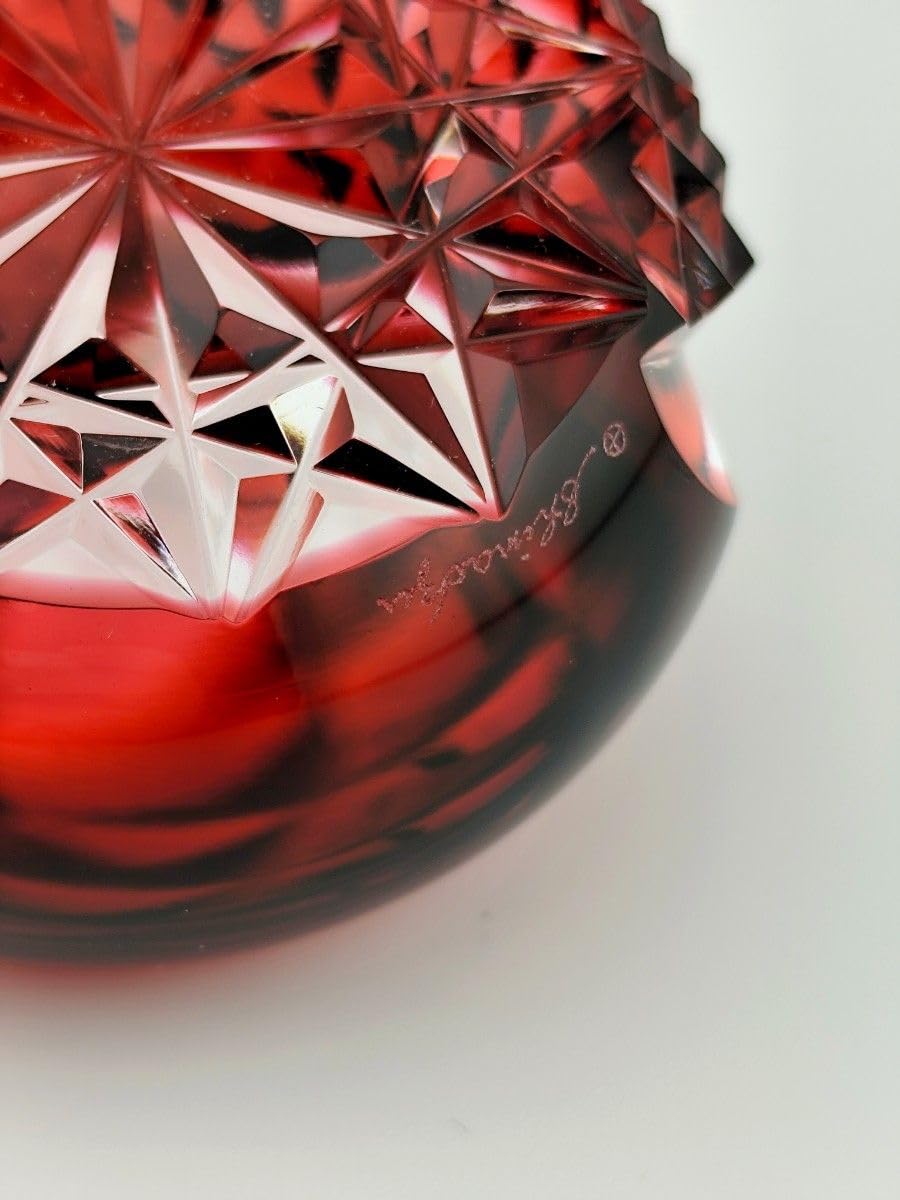 Amazon.co.jp: 薩摩切子 島津磯斉彬竈 薩摩ガラス工芸 作「薩摩の雫