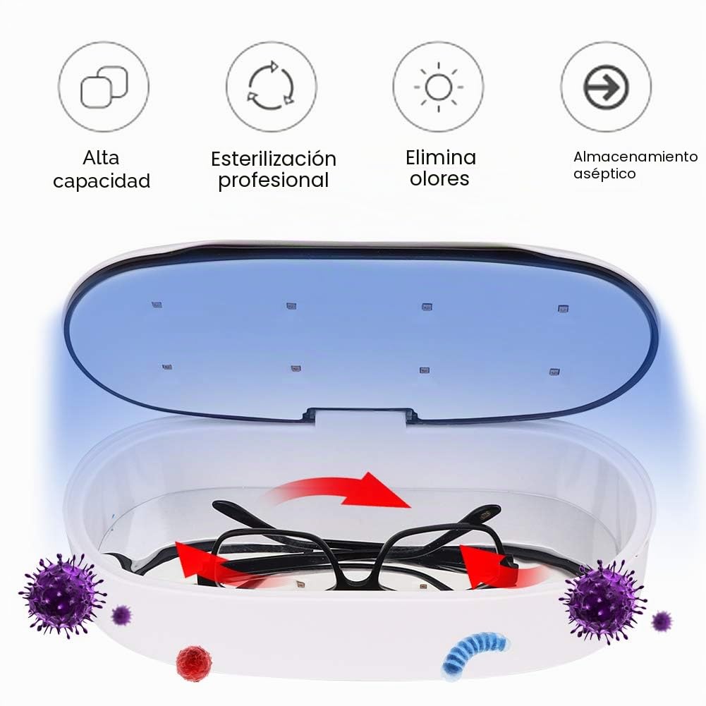 Esterilizador para salón de uñas, esterilizador UV para peluquería, dispositivo de desinfección UV LED, dispositivo de desinfección profesional para desinfección UV para salón de uñas, tatuaje, h