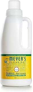 Mrs. Meyer's Clean Day's Liquid Fabric Softener, Infused with Essential Oils, Paraben Free, Honeysuckle Scent, 32 oz (32 L...