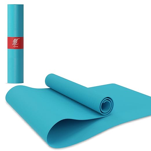 Lifelong LLYM96 Yoga mat for Women & Men EVA Material 6mm Sea Blue Anti Slip for Gym Workout at Rs. 329
