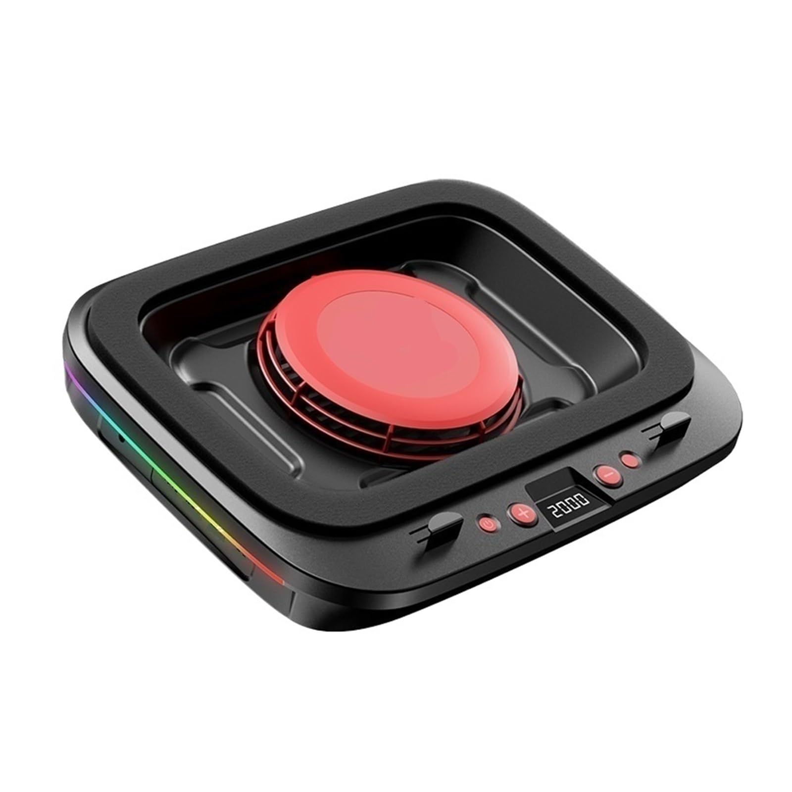 Fuerte Soporte de refrigeración por Viento, Base de Soporte, Potente Ventilador, Juego de presión, refrigerador del radiador for Ordenador portátil(FL08 UK Standard)