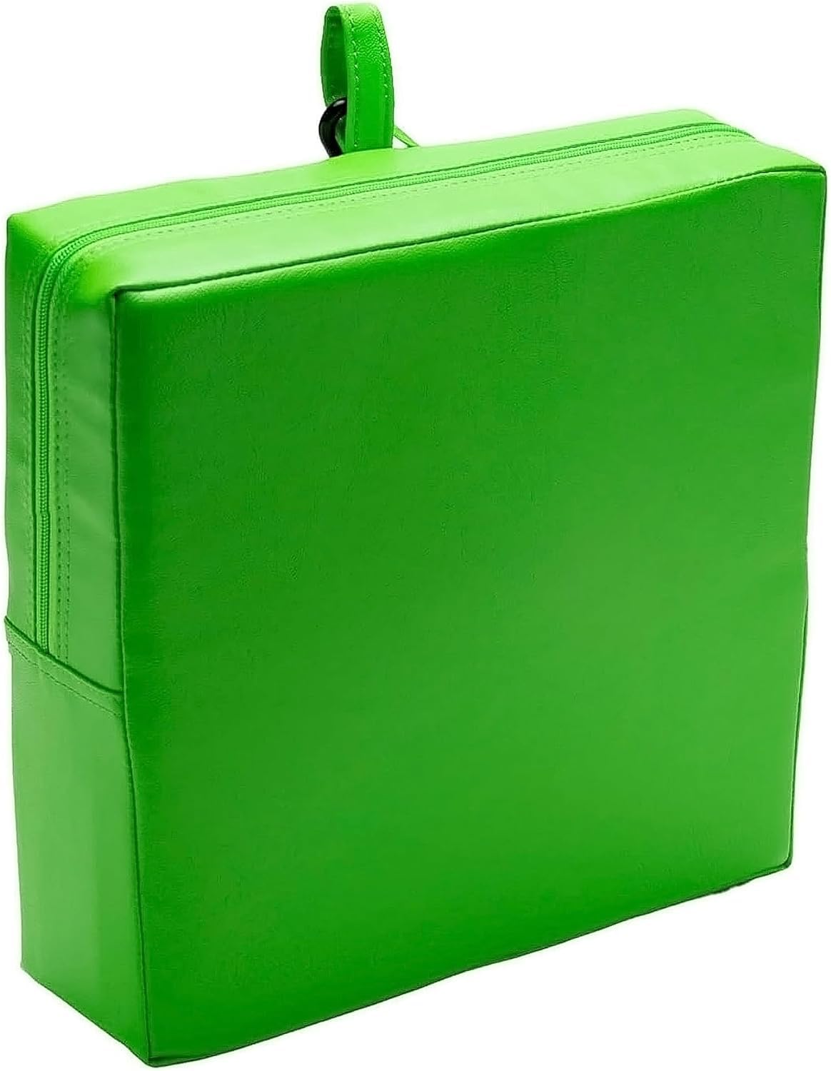 FocusPad Seat Green Square | Vibrating Cushion | Calming Pillow for Sensory Kids | 10 in x 9.5 in x 3 in