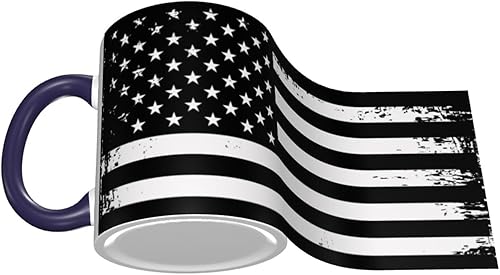 Miniatura 3 de Vintage american flag Coffee Mug Coffee Cups Ceramic with Handle,Tea Cups Mug tazas para cafe Drinking Cups Gifts for Women Men,Unique Coffee Mugs