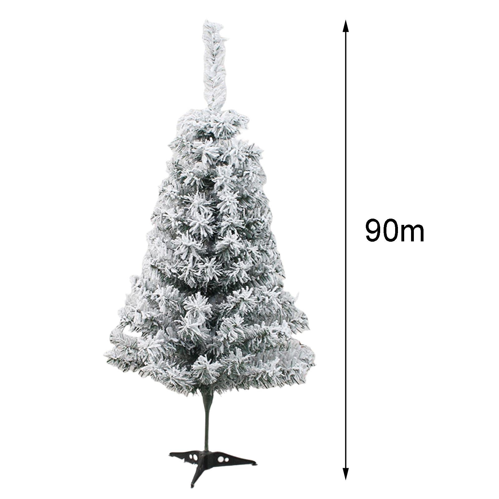 MagiDeal Tabletop Artificial Christmas Tree Decor Centerpiece Photo Prop Escena de Nieve Flocado de Navidad para Centro Comercial, Festival, Patio, al, l
