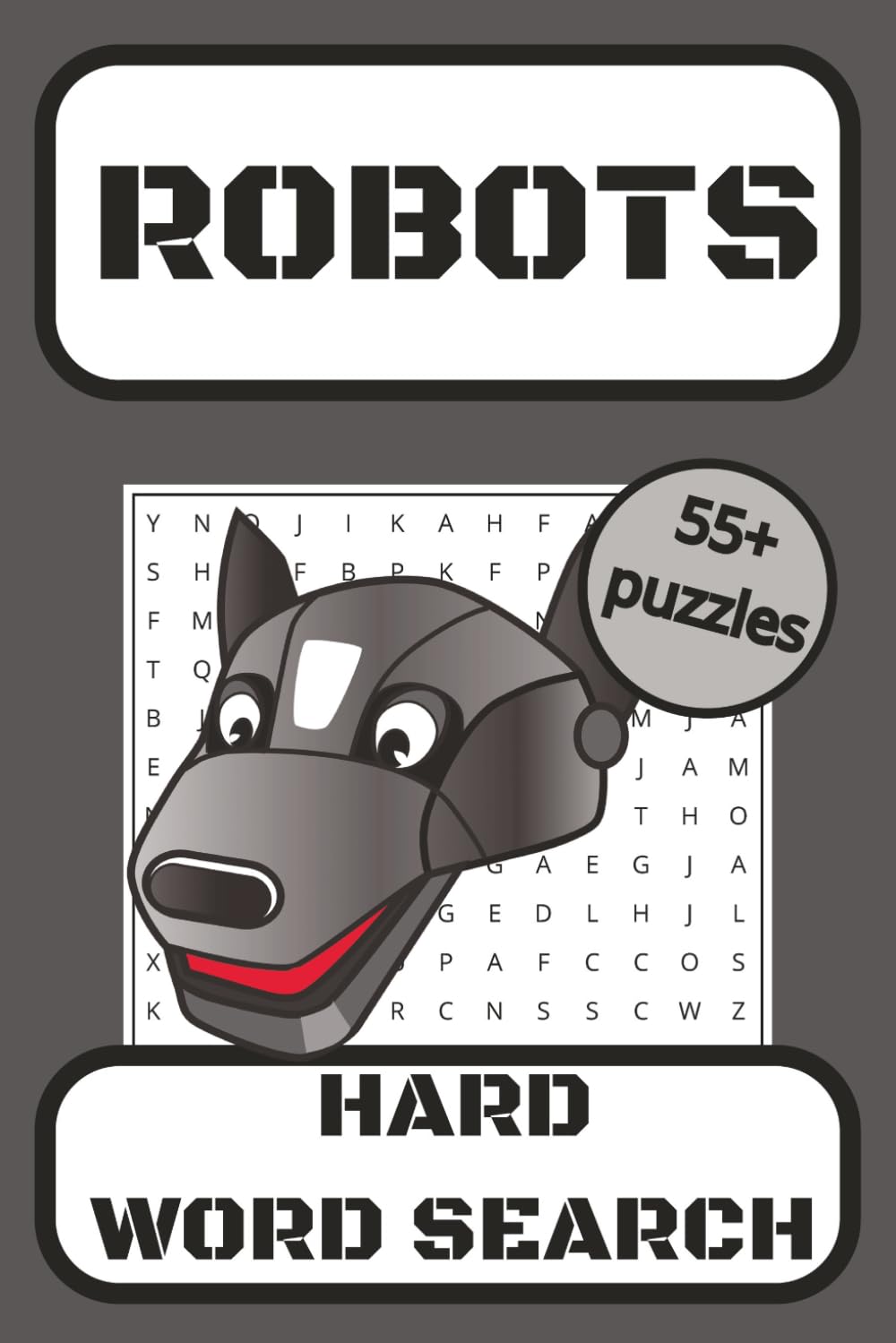 Robots Word Search: Fun and Relaxing Puzzles for Focus and Brain Training