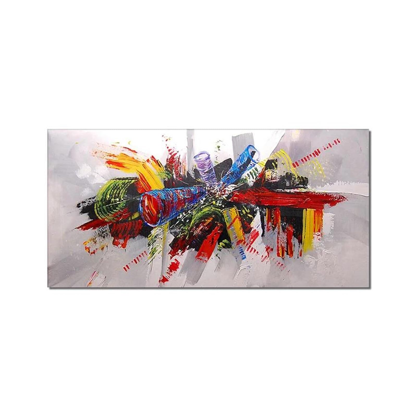 Tableau décoration murale moderne pour réveiller un mur blanc