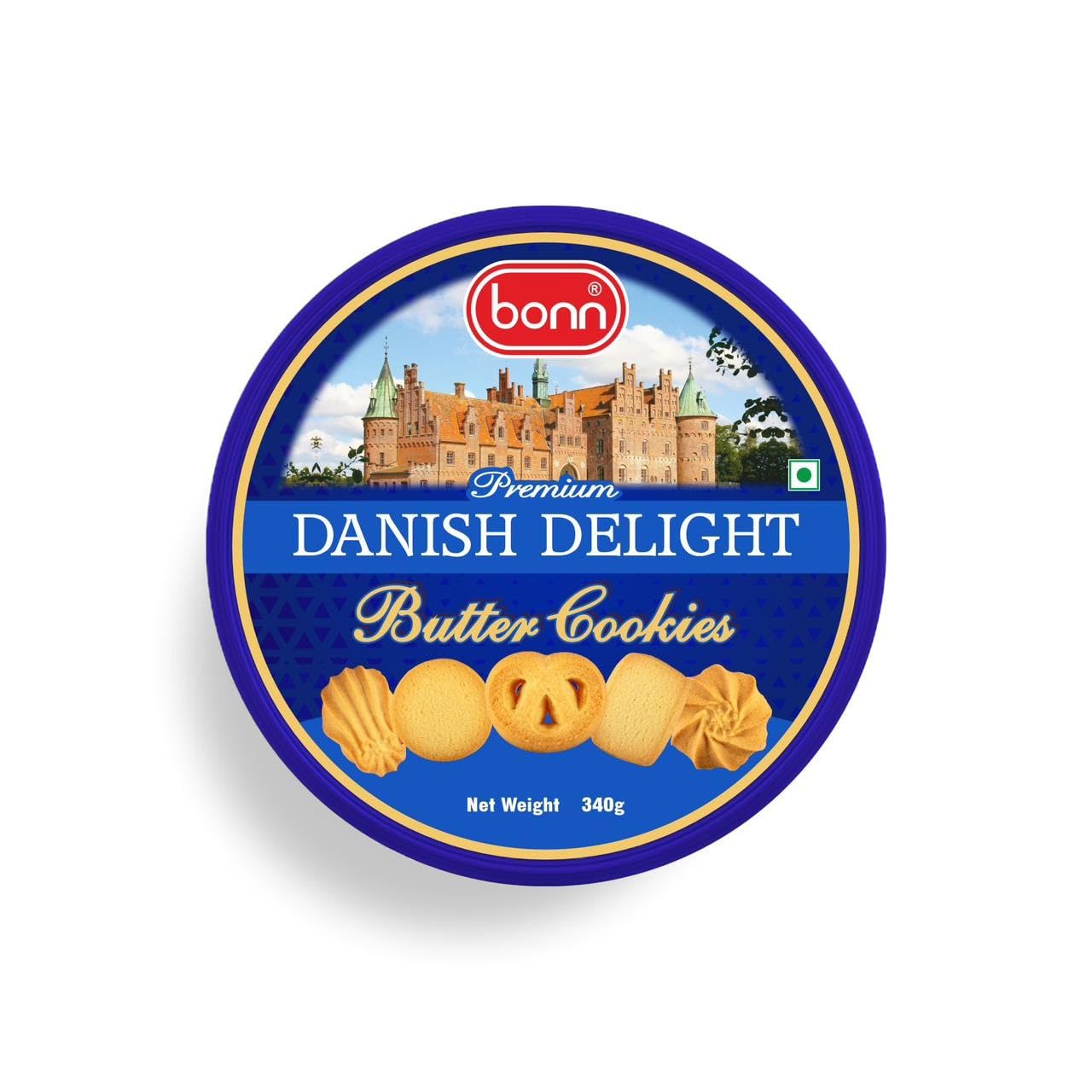 Bonn Danish Reciepe Butter Cookies 340g, Danish Butter Cookies, Cookies
