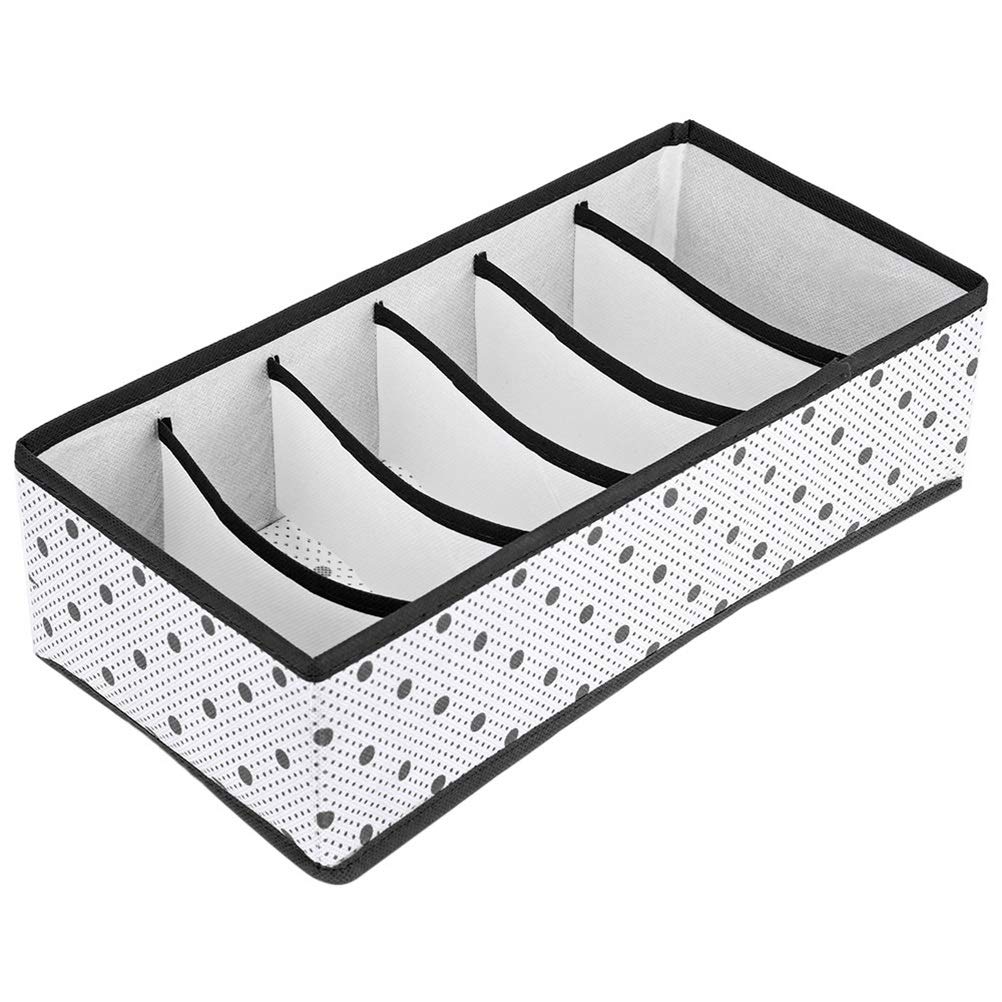 3 stücke Faltbare Kleidung Lagerung Boxen BH Unterwäsche Closet Organizer Schublade Teiler (Schwarz)
