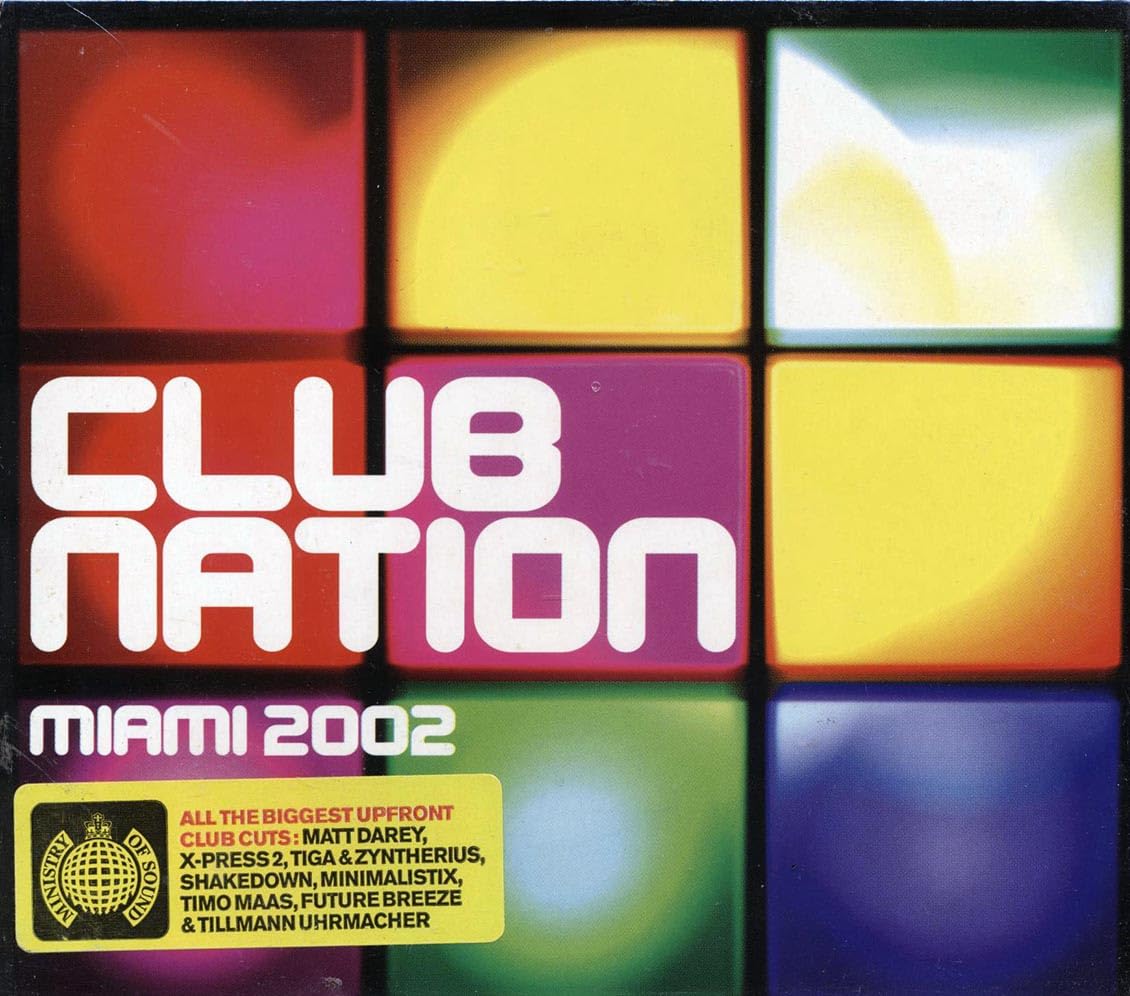 (HK368) Club Nation, Miami 2002, 40 tracks various artists - 2002 double CD