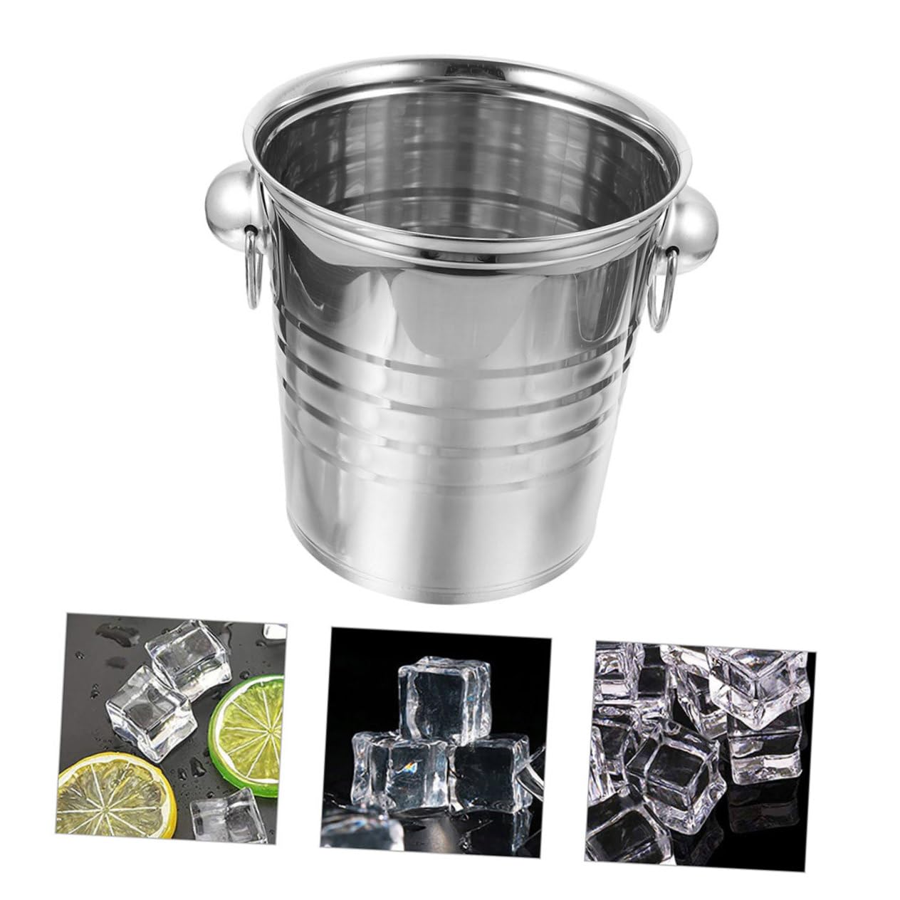 Secchiello Ghiaccio In Acciaio Inox 5051 Alessi 8003299008919 vendita