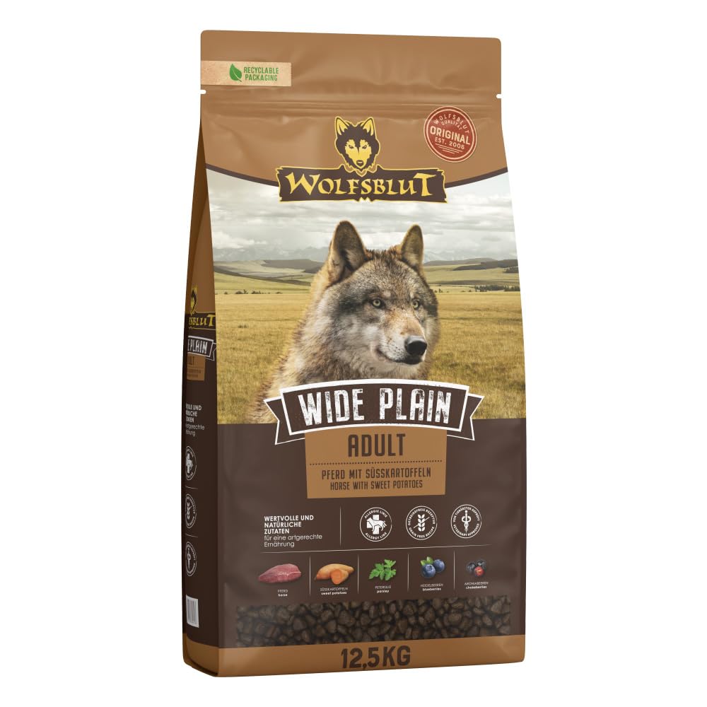 Wolfsblut Wide Plain – Pferd, Trockenfutter, 12,5 kg