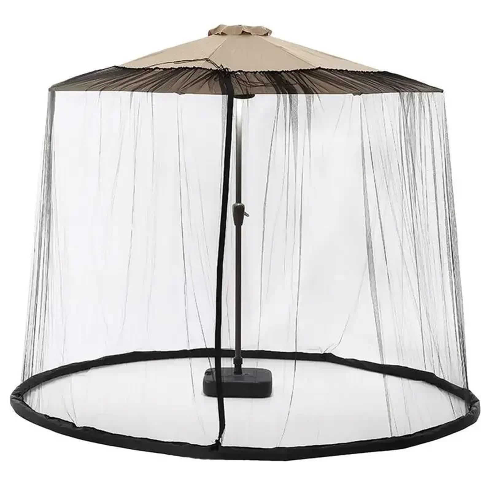 Zanzariera a Ombrello Rotonda da Appendere al Patio, for ombrellone da Letto, baldacchino for Porta, zanzariera for Il Controllo delle zanzare Zanzariera Gazebo(380x240cm)