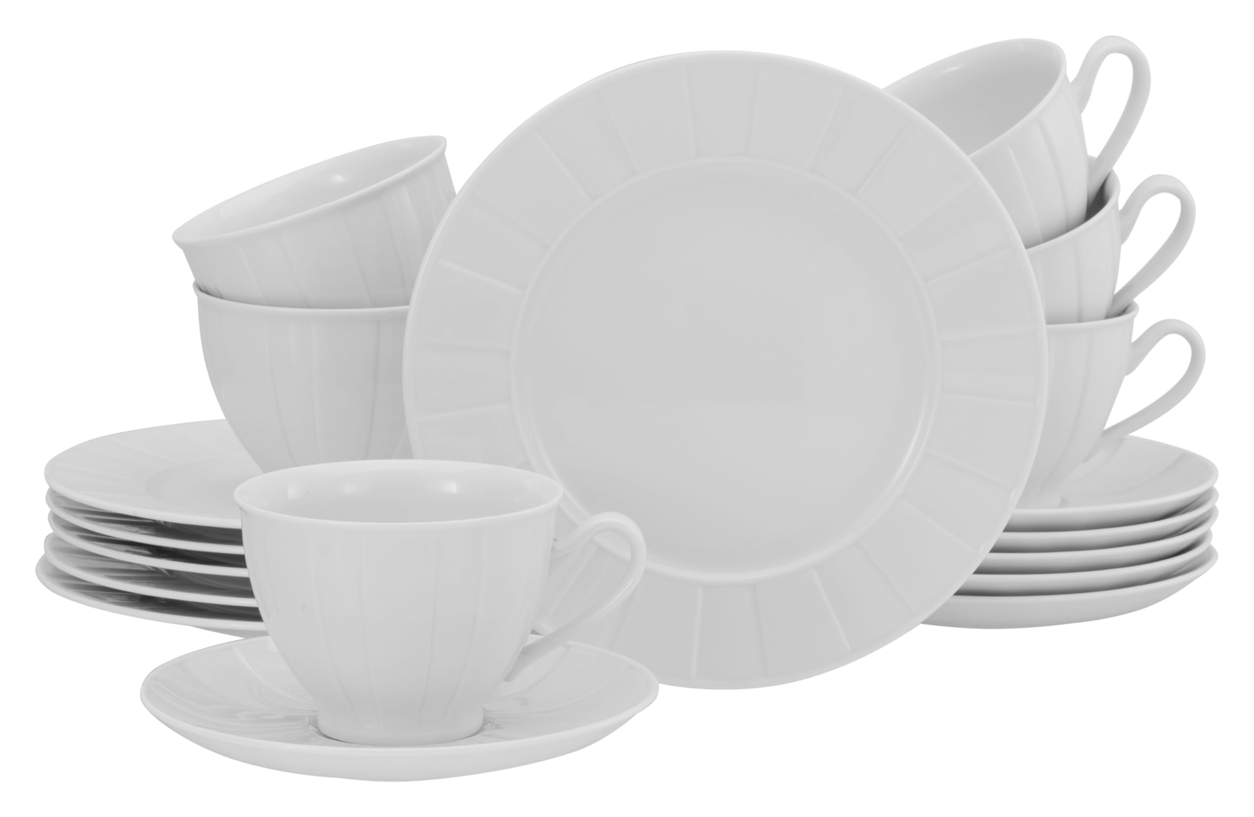 CreaTable, 17607, série Barcelona, service de table, service à café 18 pièces