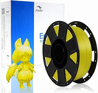 Creality Official Ender PLA Filament 1.75mm,3D Printer Filament,No-Tangling and Strong Toughness,1 kg Spool (2.2lbs),Dimensional Accuracy +/-0.02mm,Yellow,for Ender 3 Neo/Ender 3 V2 Neo/Ender 3 S1