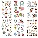 Produktbild TSLBW Weihnachten temporäre Tattoos,6 Blatt temporäre Tätowierung für Kinder,Körper temporäre Weihnachtsfeier Kinder Tattoos Aufkleber Fake Tattoos für Erwachsene Kinder